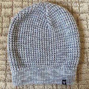 TNA From Aritzia Knit Grey Mix White Beanie OS